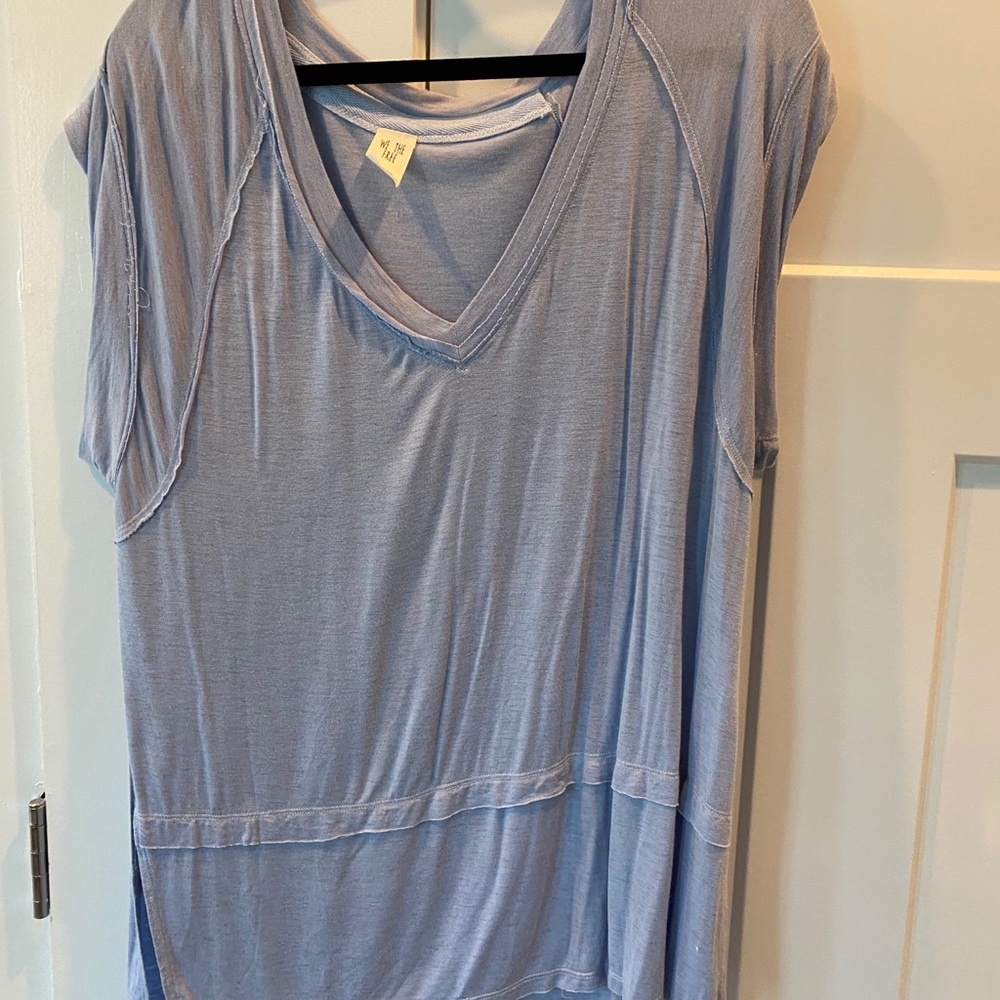 Free people periwinkle shirt